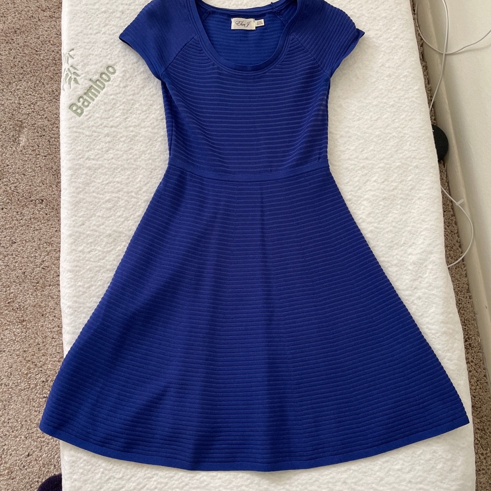 Eliza J Blue Dress Aline Small S